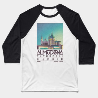 Almudena Cathedral, Madrid Baseball T-Shirt